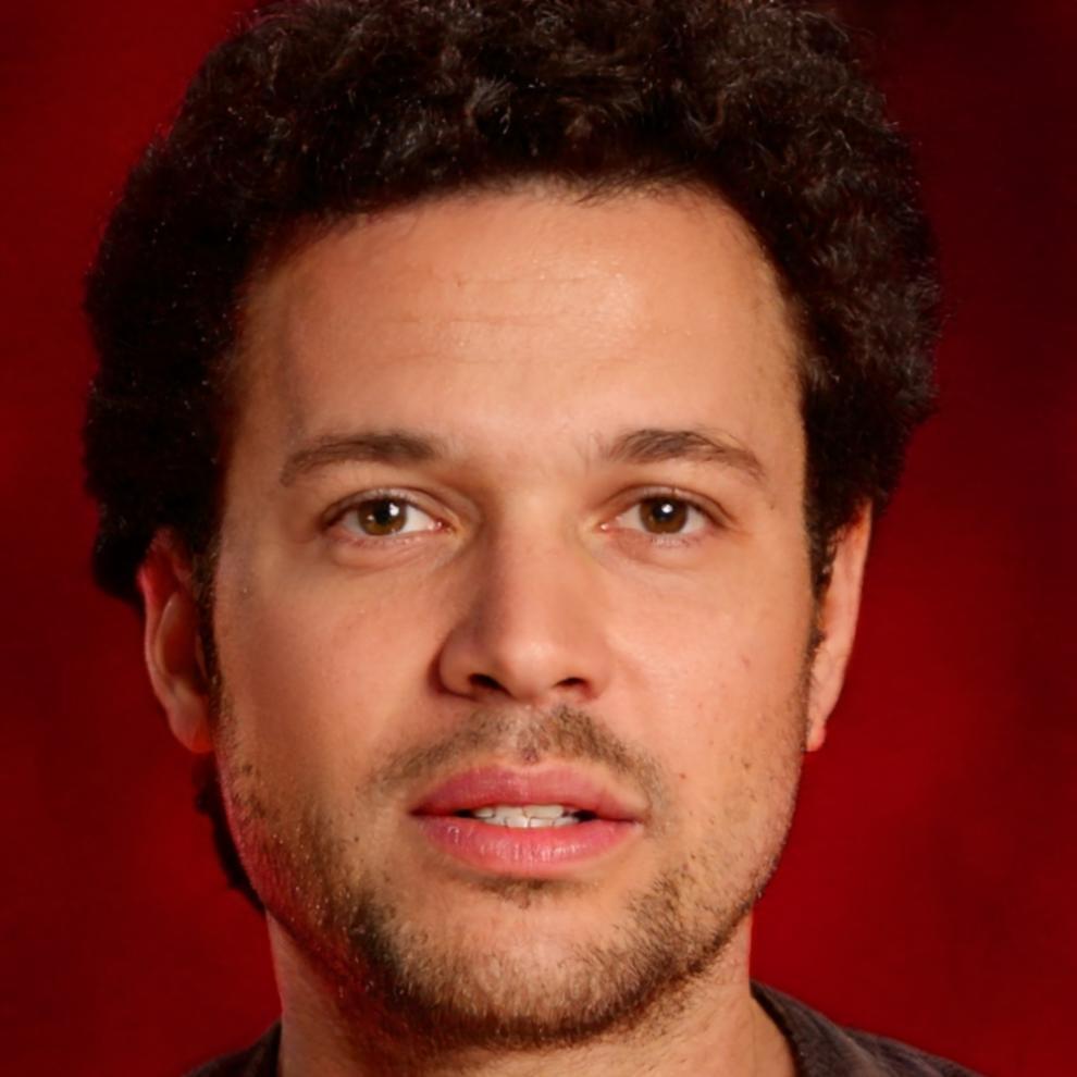 Retrato de Carlos Mendoza, artista egresado del programa